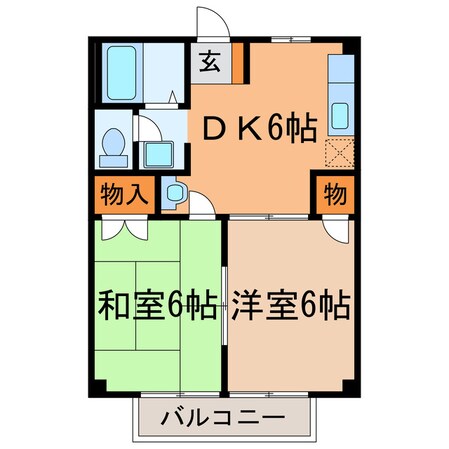 サンヴィレッヂ91の物件間取画像